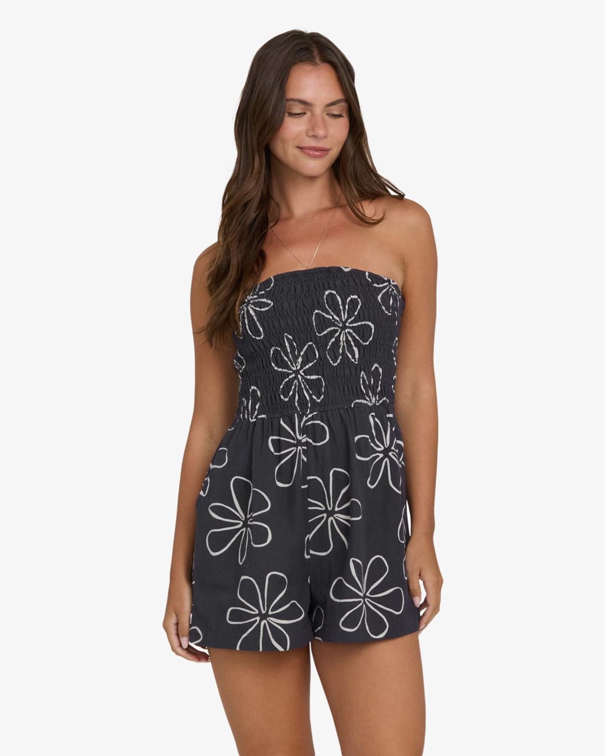 Macacão Billabong VACAY ALL DAY PRINT Black Sands-1
