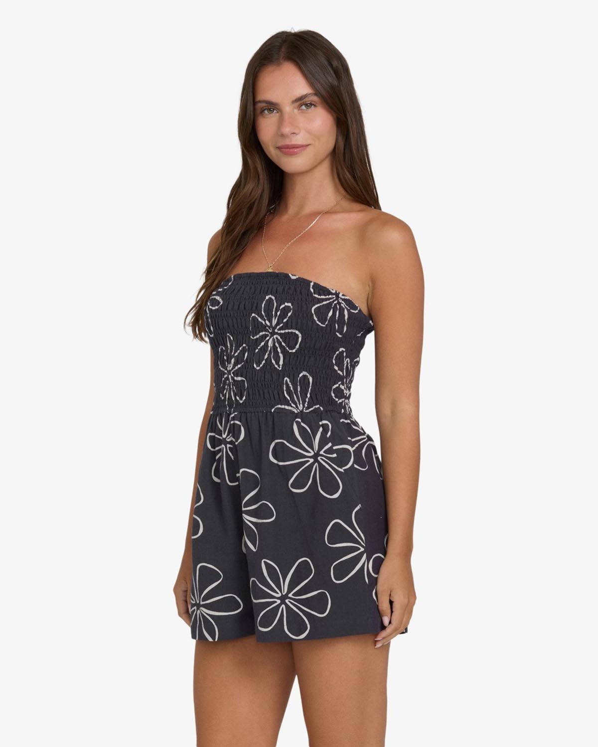 Macacão Billabong VACAY ALL DAY PRINT Black Sands-4