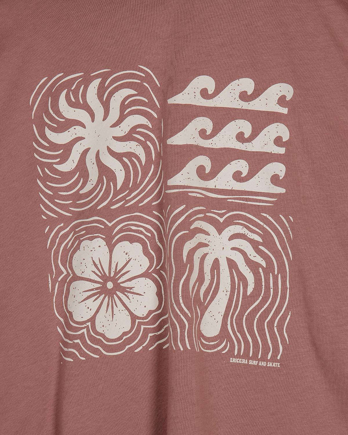 Ericeira Surf Skate L-Sleeve HALO Nostalgia Rose-4