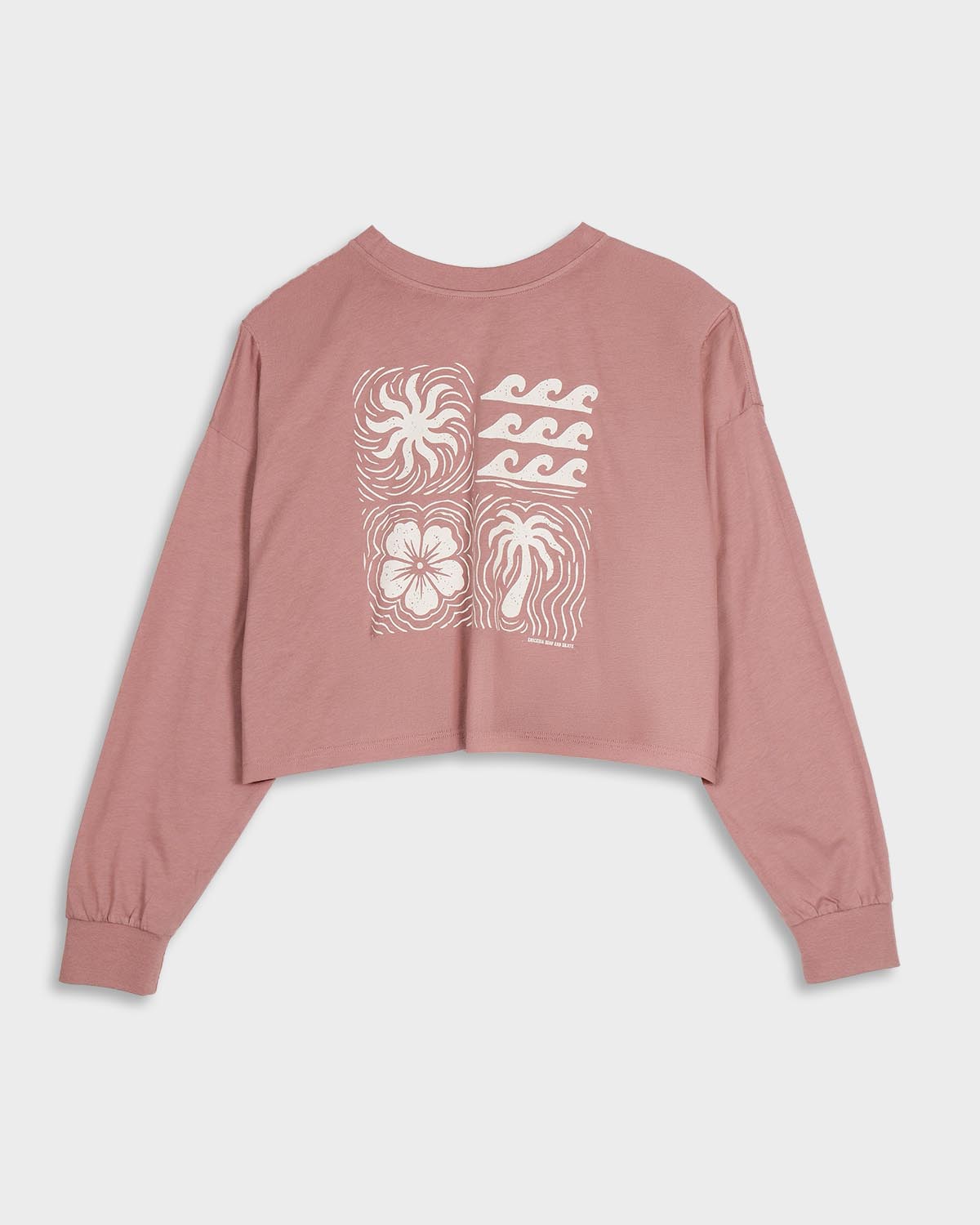 Ericeira Surf Skate L-Sleeve HALO Nostalgia Rose-6