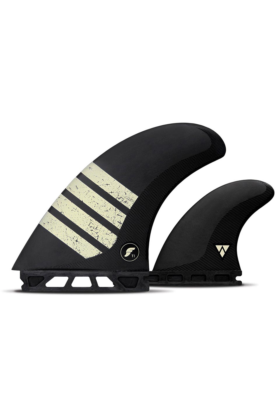 Quilha Futures Fins FT1 TWIN + 1 CARBON/TAN Twin/Bonzer-1