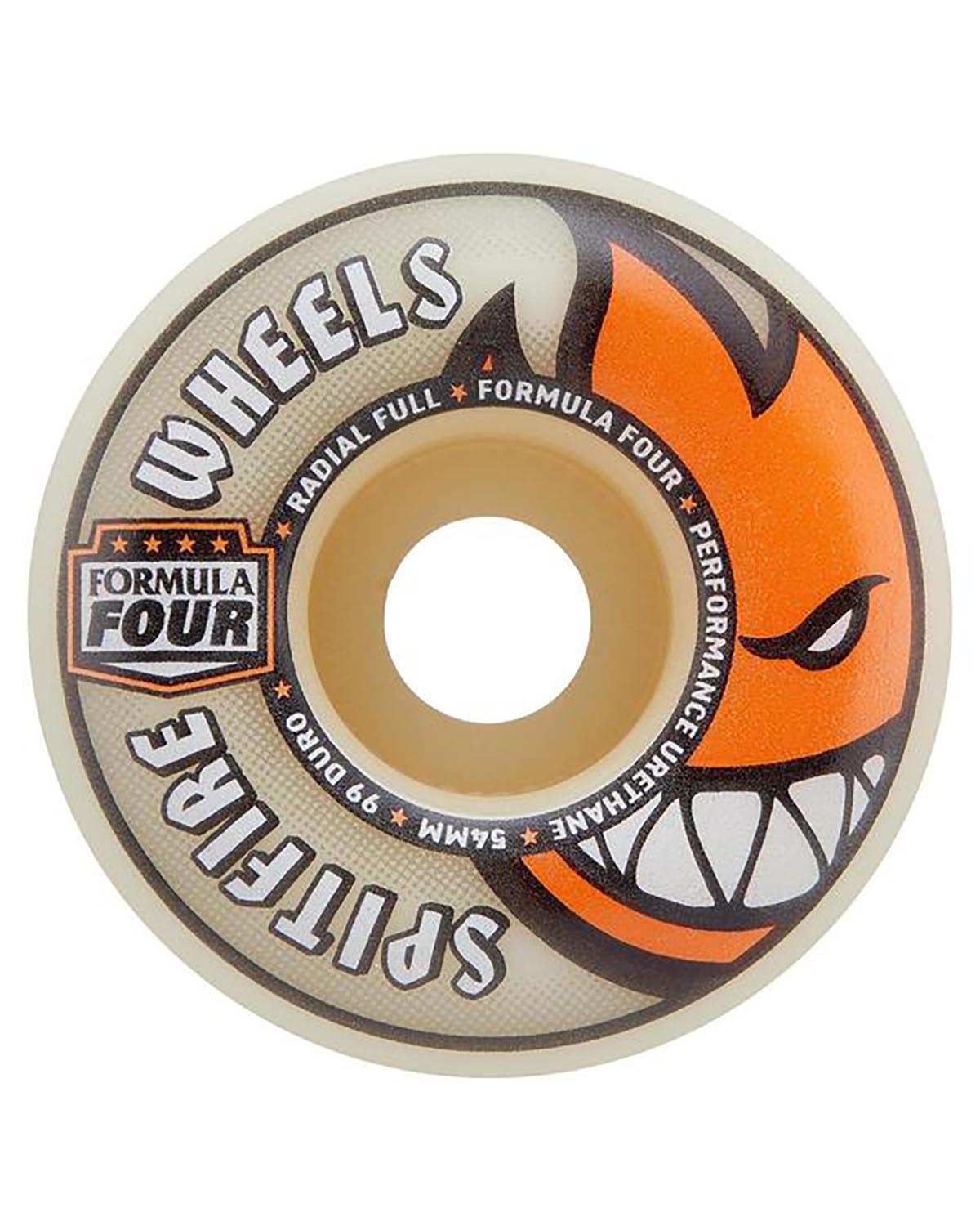 Spitfire Skate Wheels 53MM F4 CONICAL FULL 99DU Natural